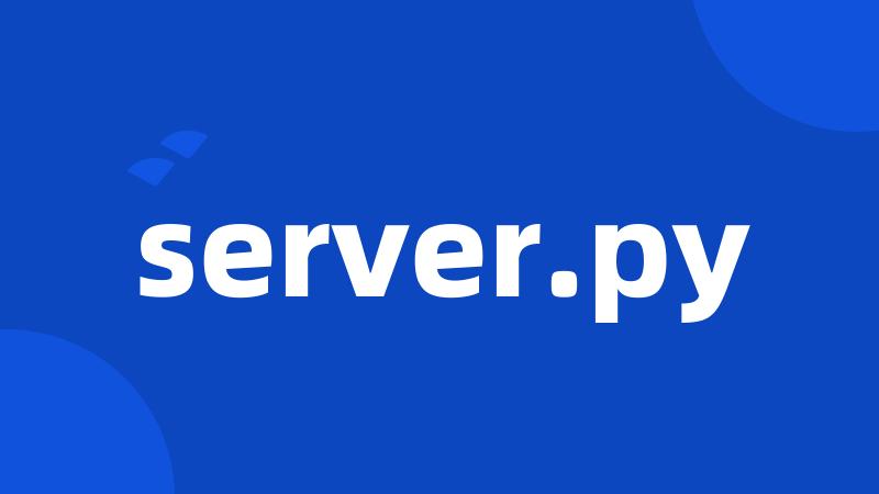 server.py