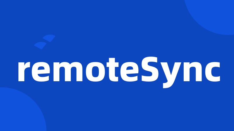 remoteSync