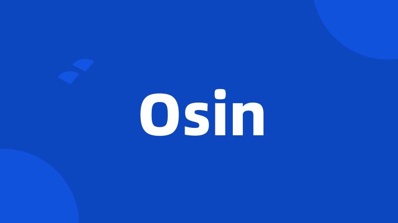 Osin