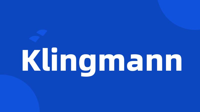 Klingmann