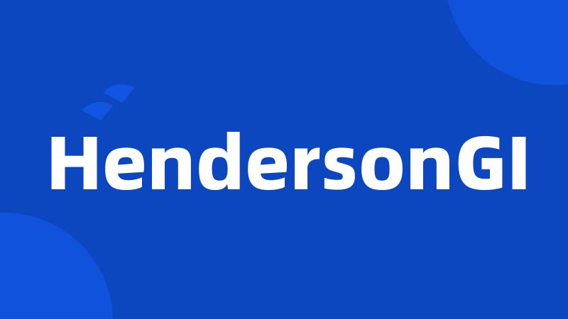HendersonGI