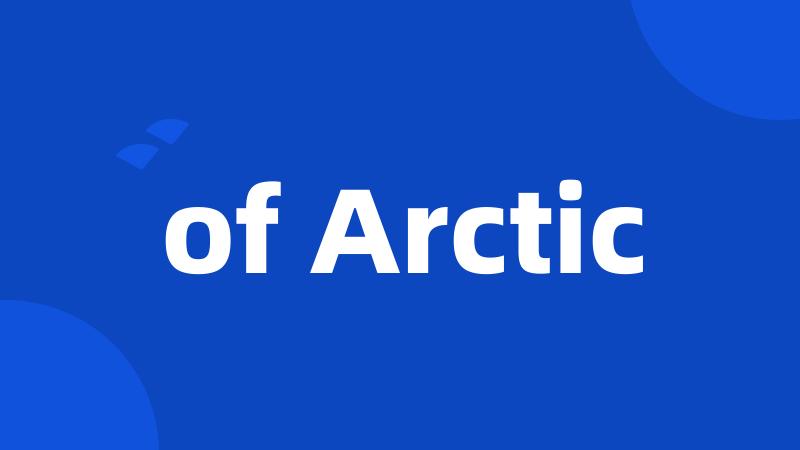 of Arctic