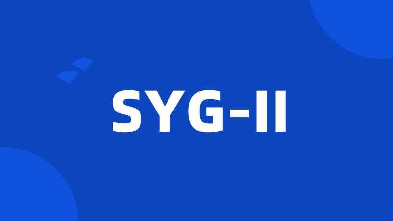 SYG-II
