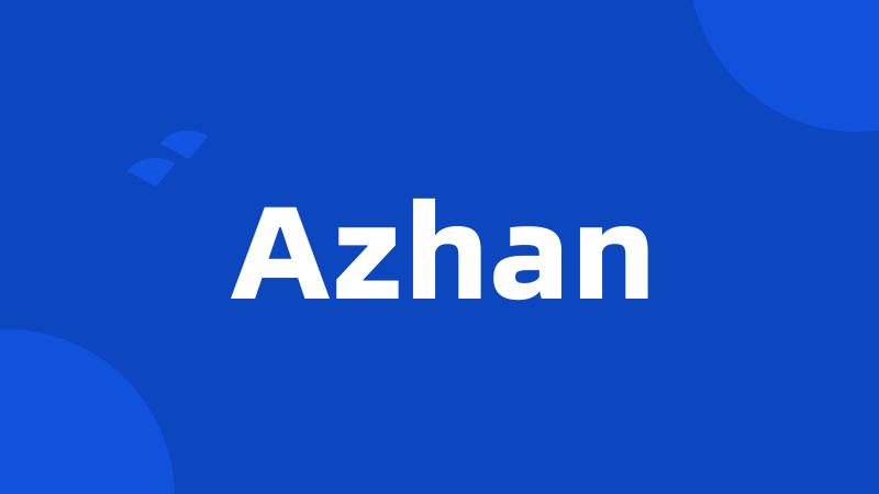 Azhan