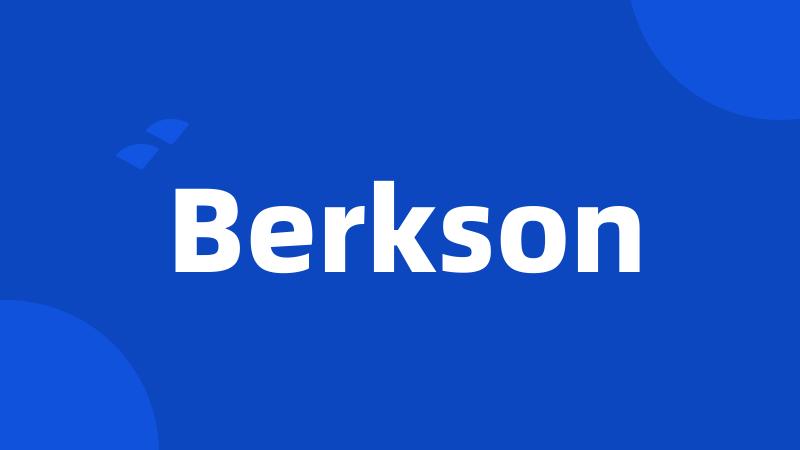 Berkson