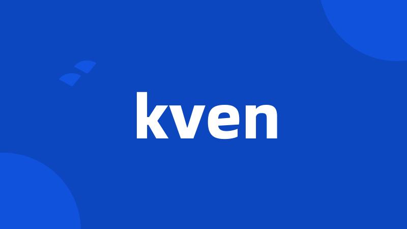 kven