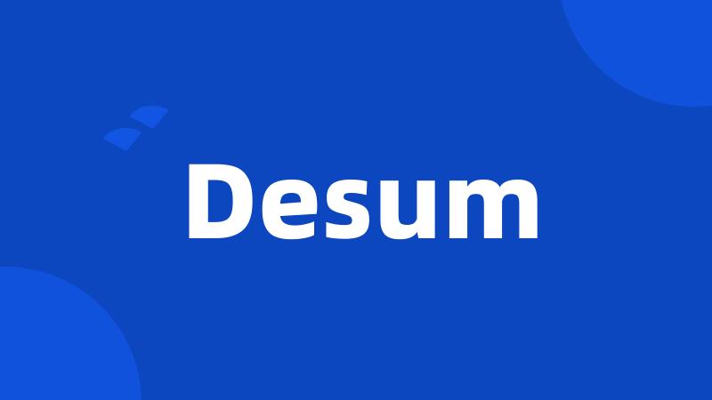 Desum