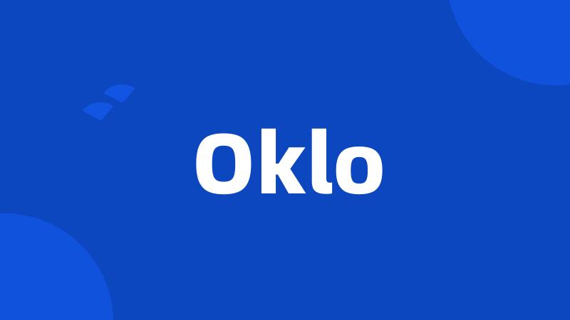 Oklo
