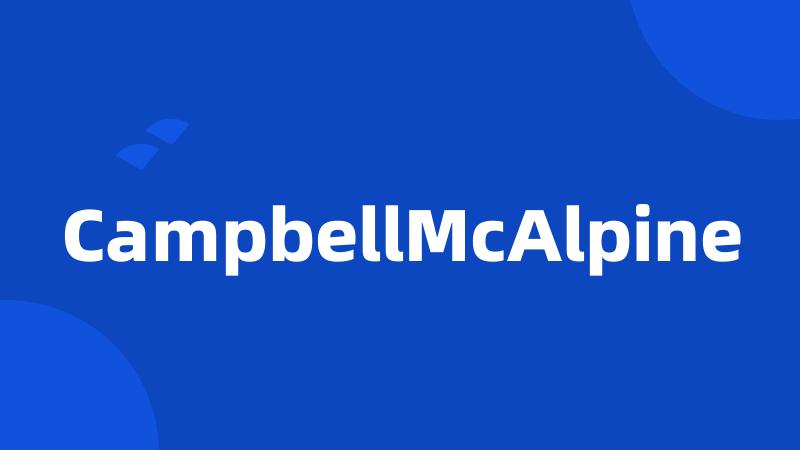 CampbellMcAlpine