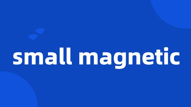 small magnetic