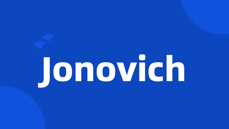 Jonovich