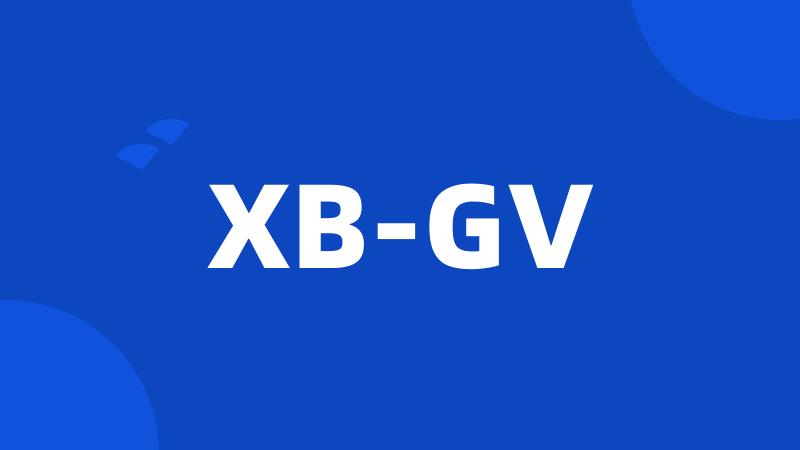 XB-GV