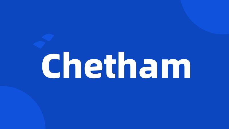 Chetham