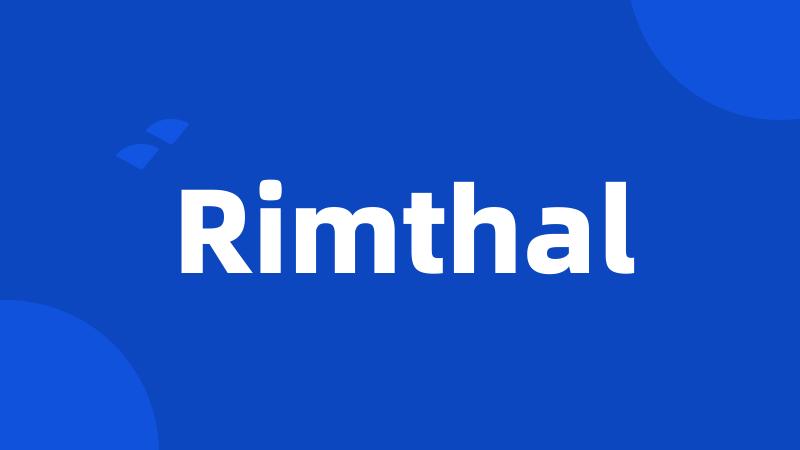 Rimthal