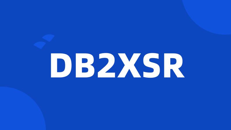 DB2XSR