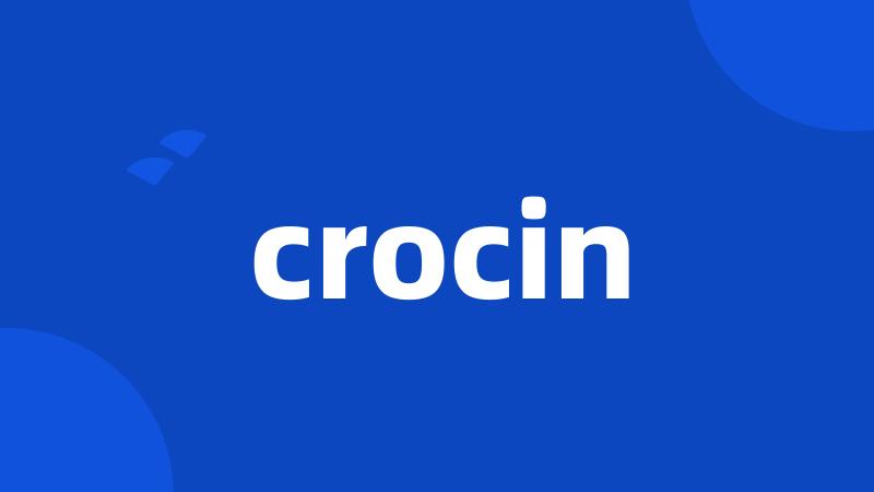 crocin