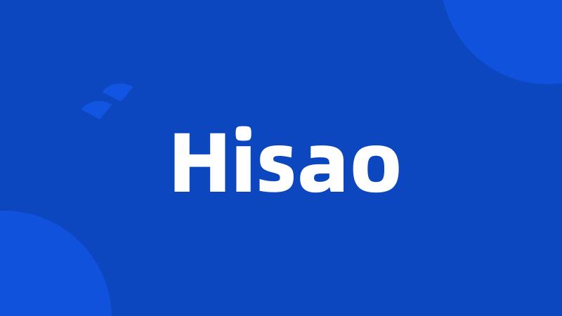 Hisao