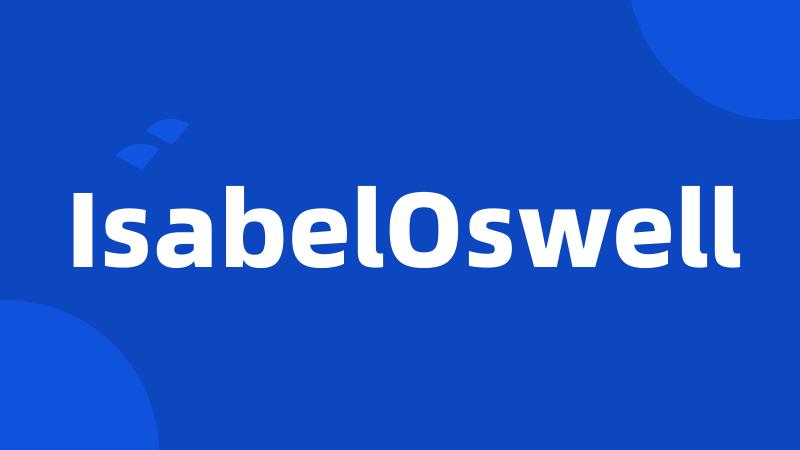 IsabelOswell