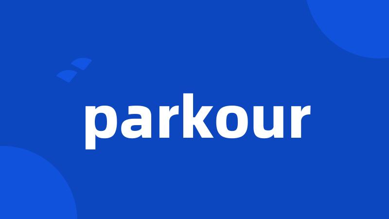 parkour