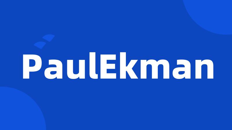 PaulEkman