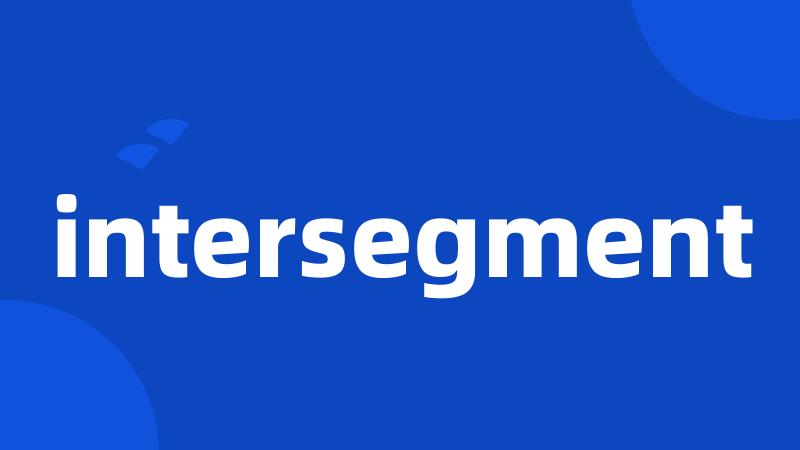 intersegment