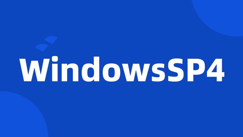 WindowsSP4