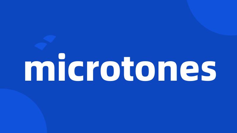 microtones