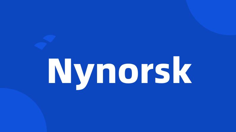 Nynorsk