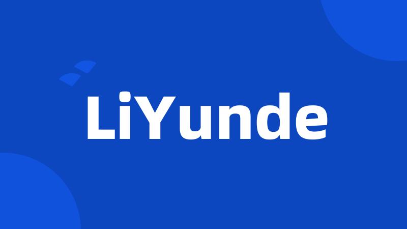LiYunde