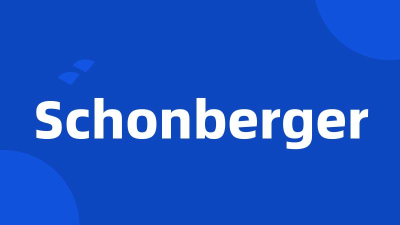 Schonberger