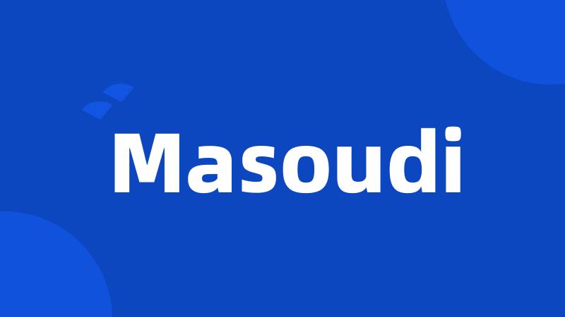 Masoudi