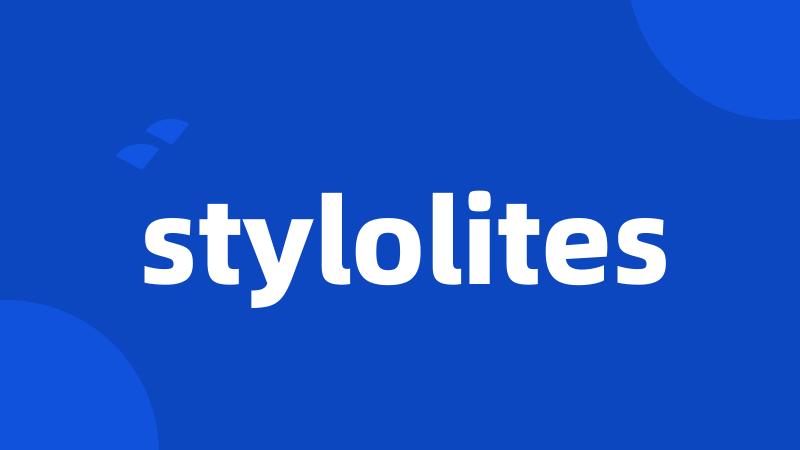 stylolites