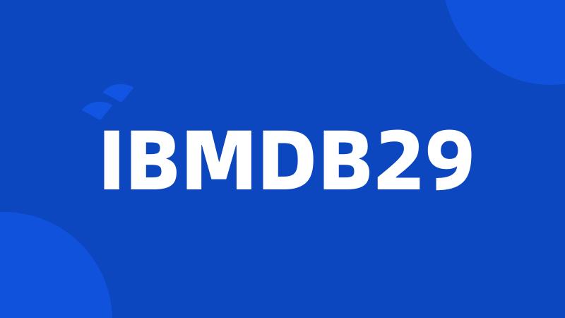 IBMDB29