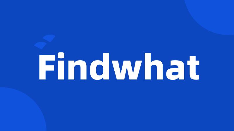 Findwhat