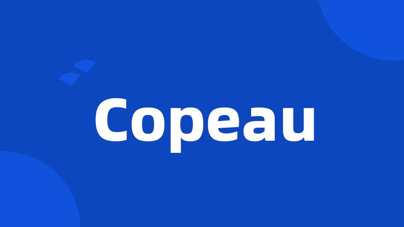 Copeau