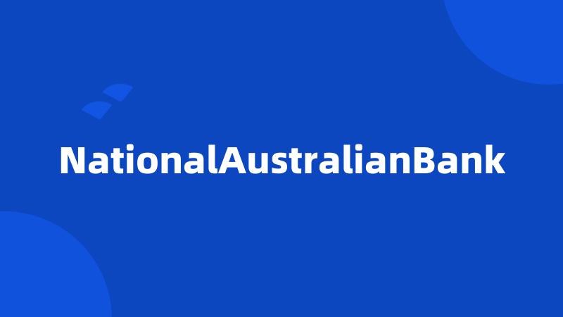 NationalAustralianBank