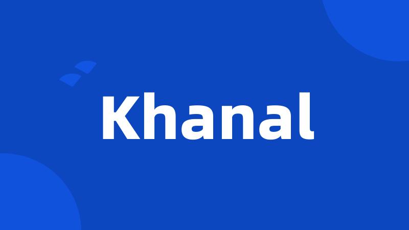 Khanal