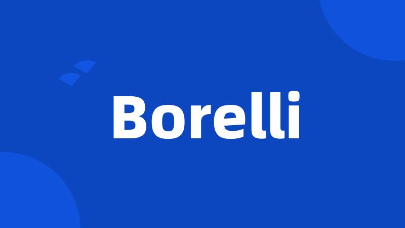 Borelli