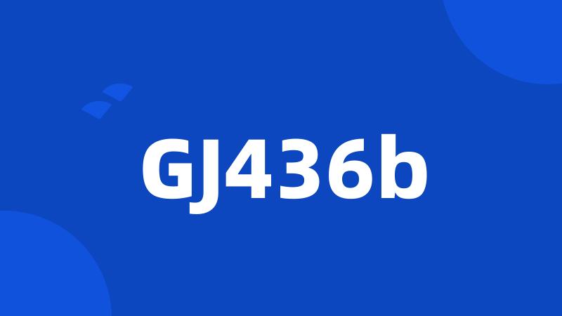 GJ436b