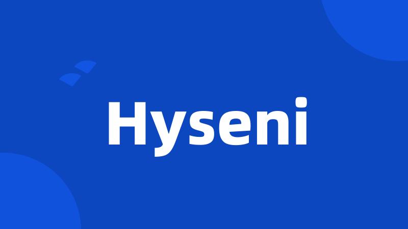 Hyseni