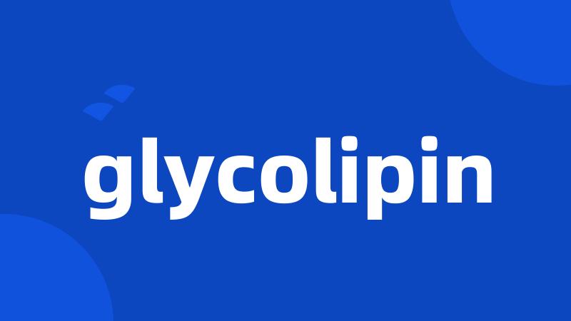 glycolipin