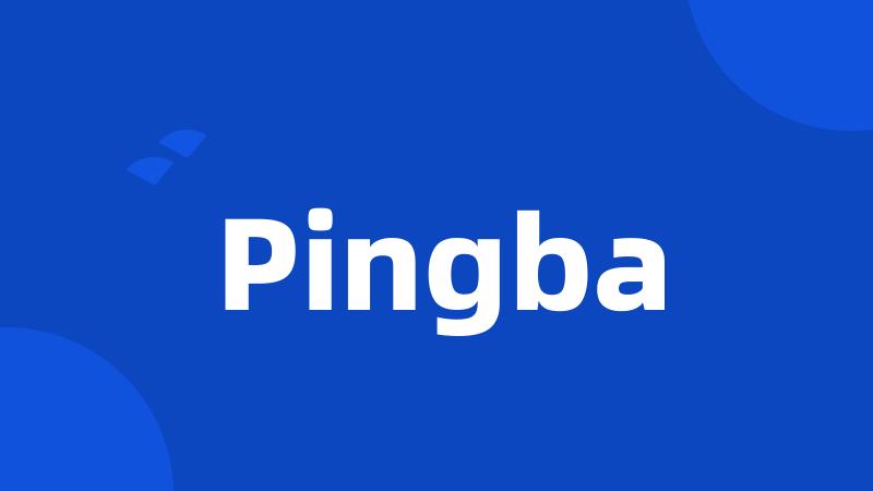Pingba