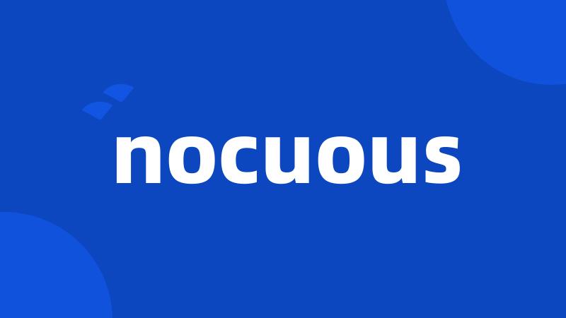 nocuous