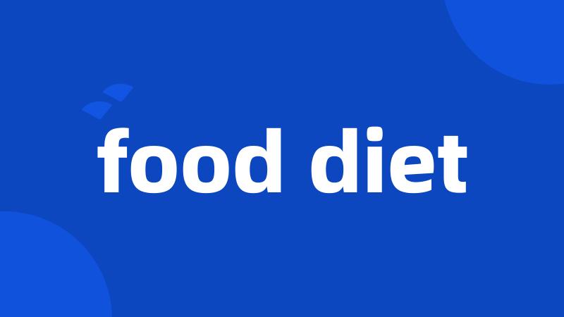 food diet