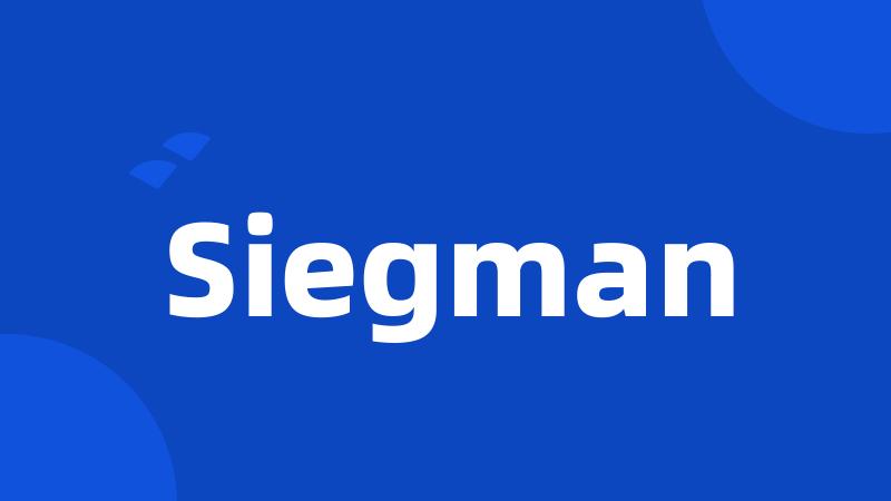 Siegman