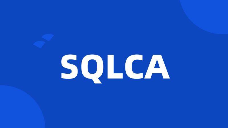 SQLCA