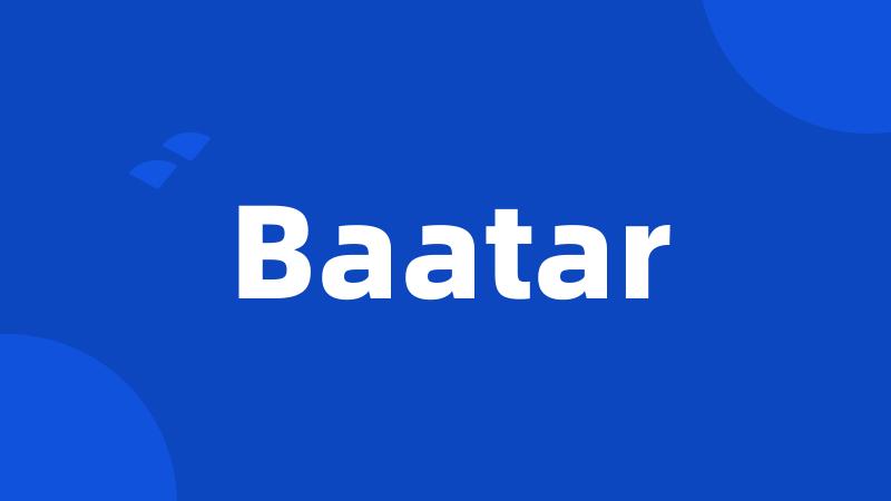 Baatar