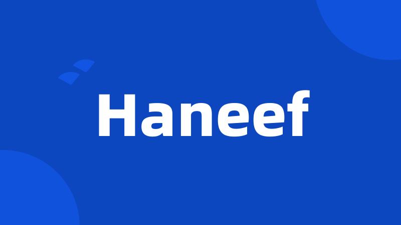 Haneef