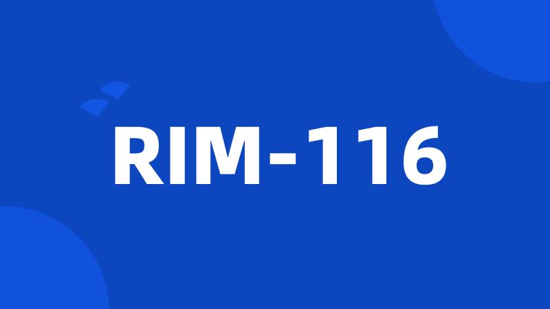 RIM-116
