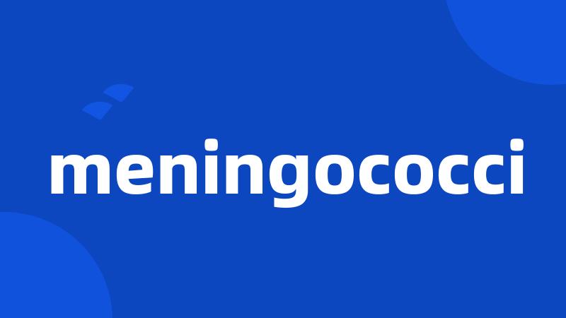 meningococci
